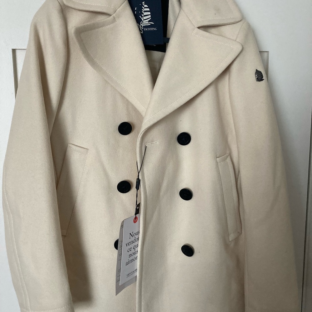Nautica Cream Peacoat